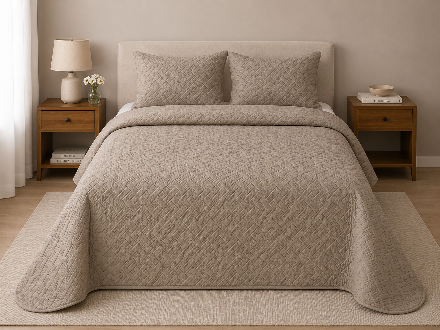 Merinos Elegance 005 Çift Kişilik Yatak Örtüsü