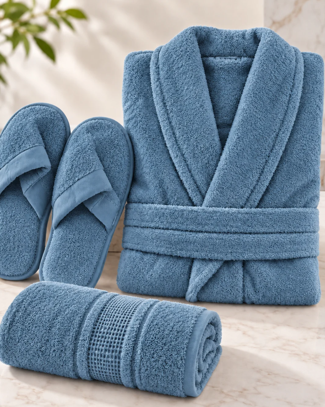 Özdilek Colourist Maldiv Kişisel Banyo Bornoz Seti (L Beden)