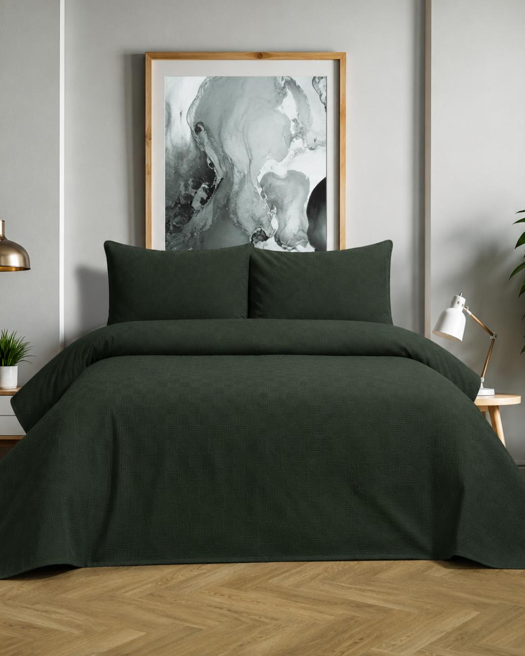 Khaki Double Elite Pique Set