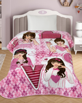 Barbie Tek Kişilk Battaniye