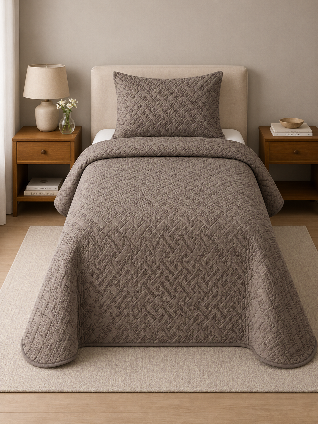 Merinos Elegance 003 Tek Kişilik Yatak Örtüsü